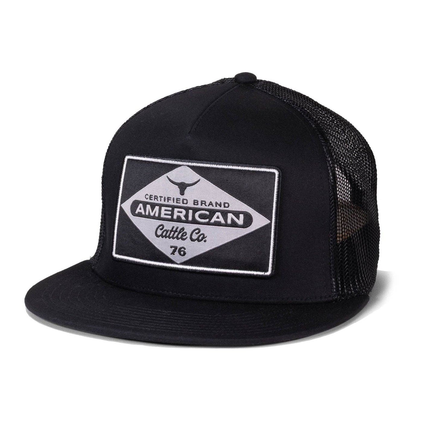 Billboard Hat-Flat: Black