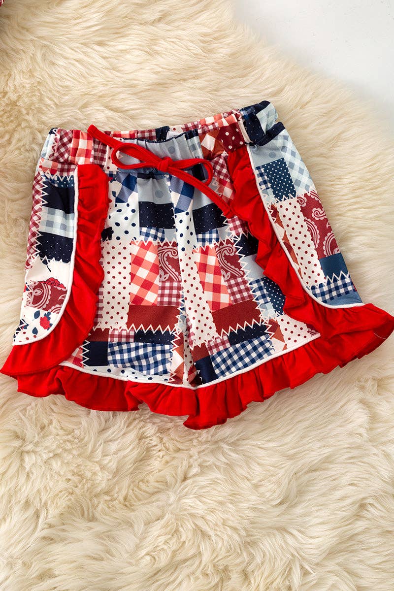 Patriotic Multi-Printed Patch Set