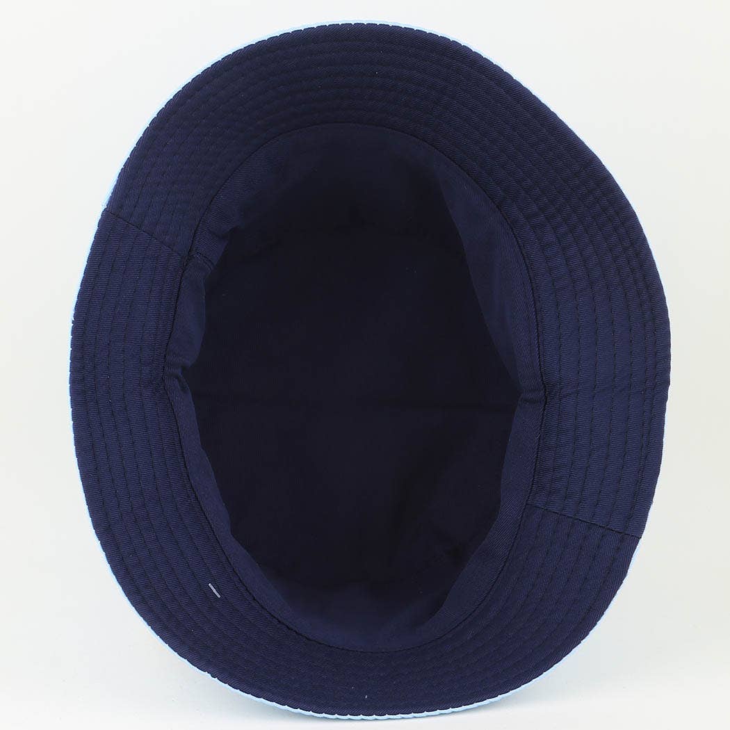 KIDS Happy Shark Bucket Hat: Blue