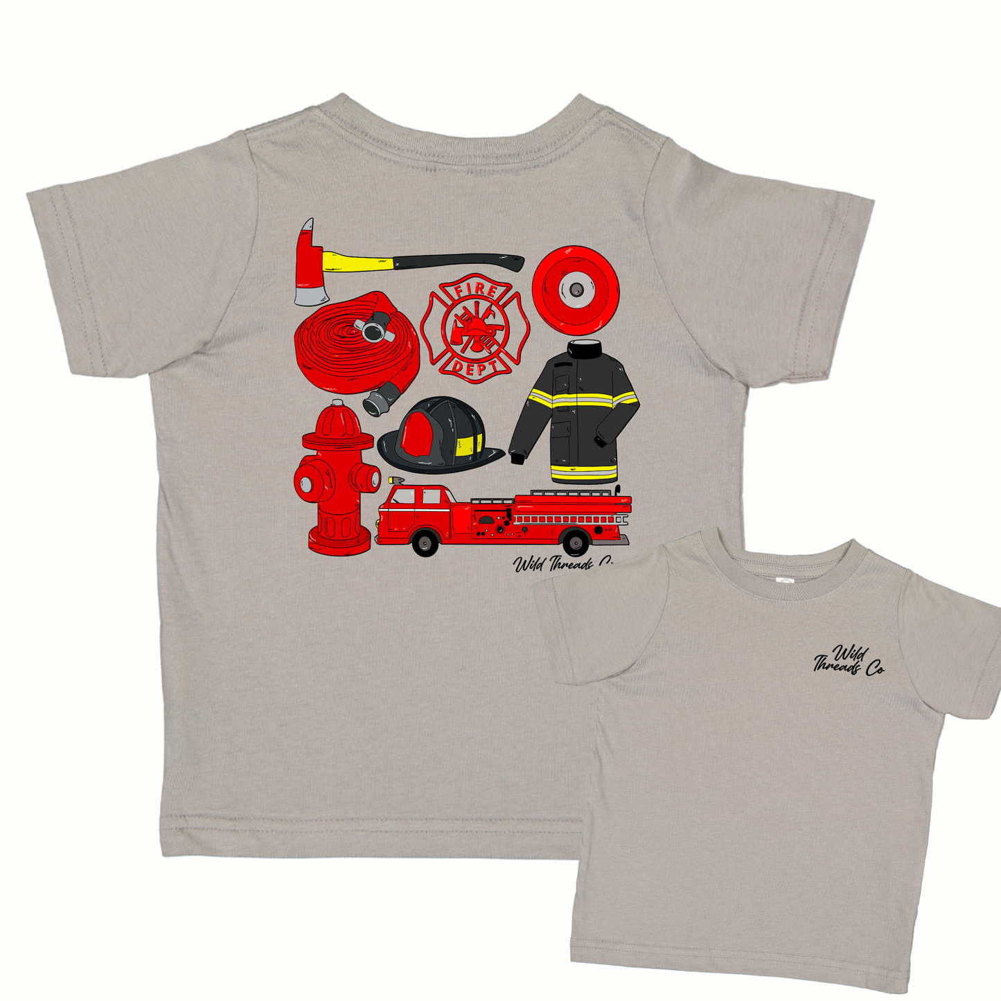 Tools Of The Trade : Firefighter Tee: Natural / 4T