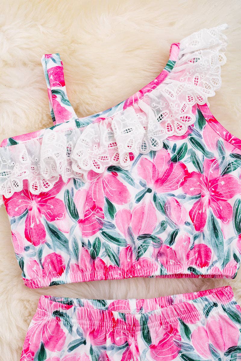 Fuchsia Tropical Set