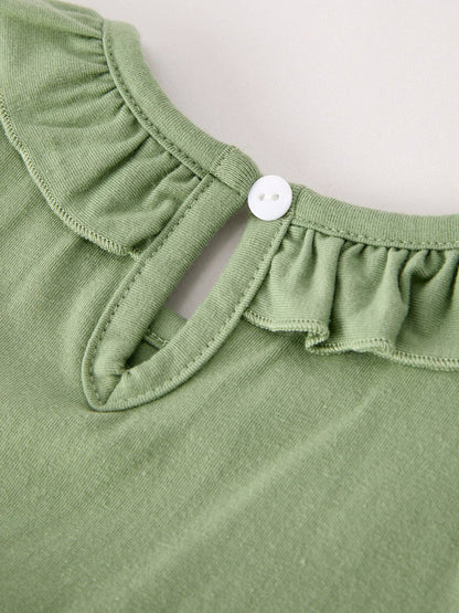 Thanksgiving Smock Embroidered Dress