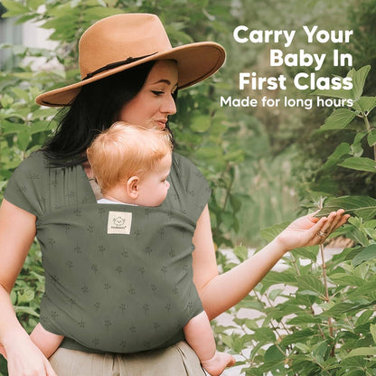KeaBabies Original Baby Wrap Carrier: Forest