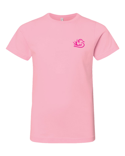 Pink Camo Dog Tee: Slate