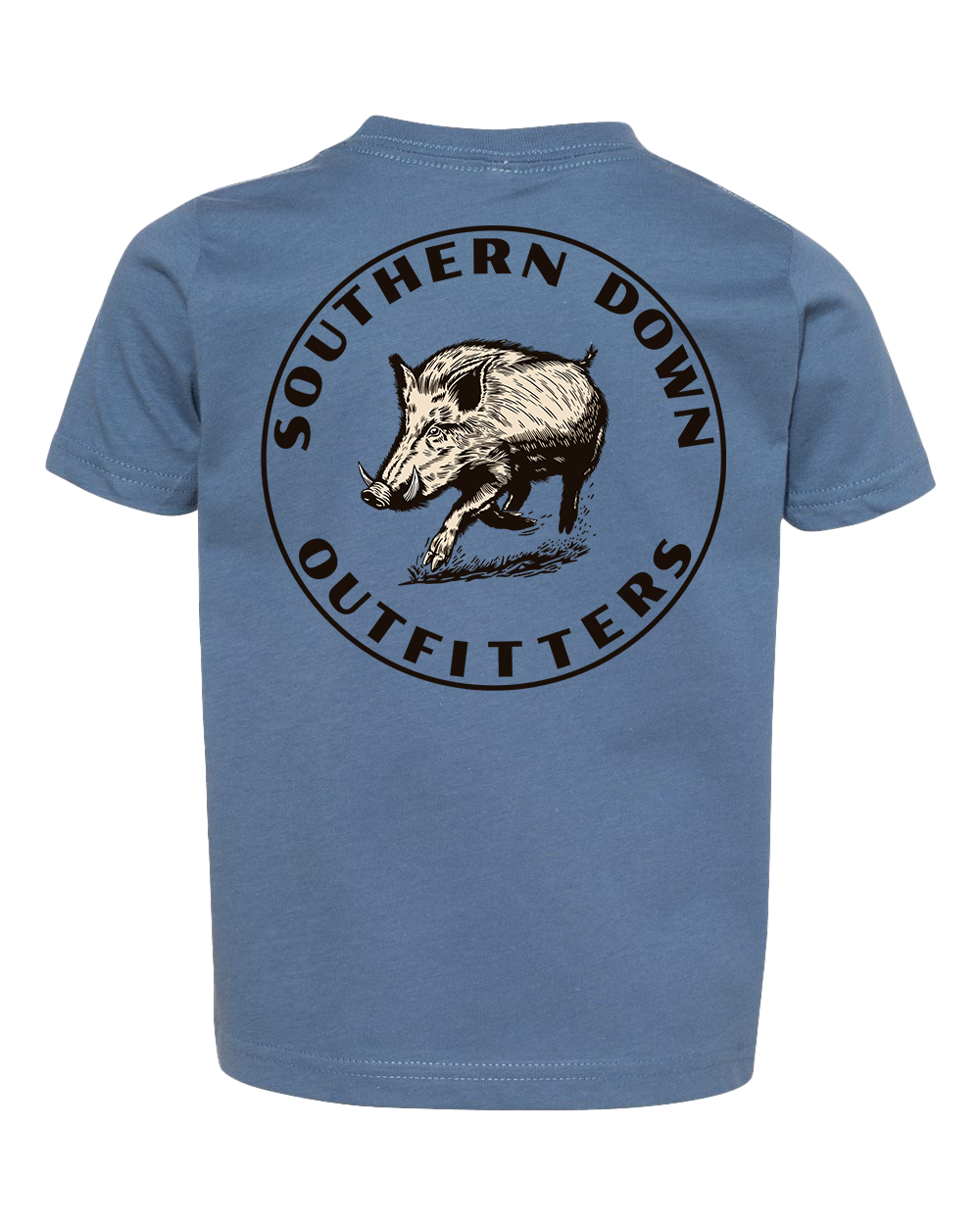 Boar Toddler Tee: Garnet / 4T