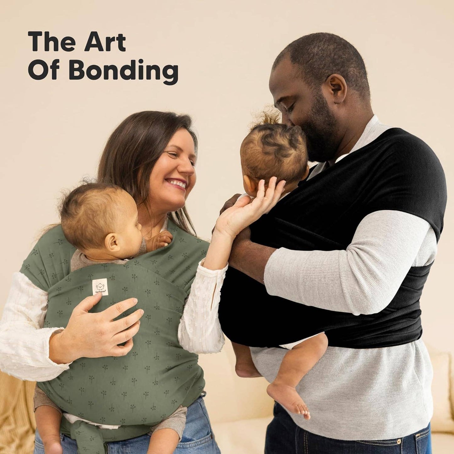 KeaBabies Original Baby Wrap Carrier: Forest