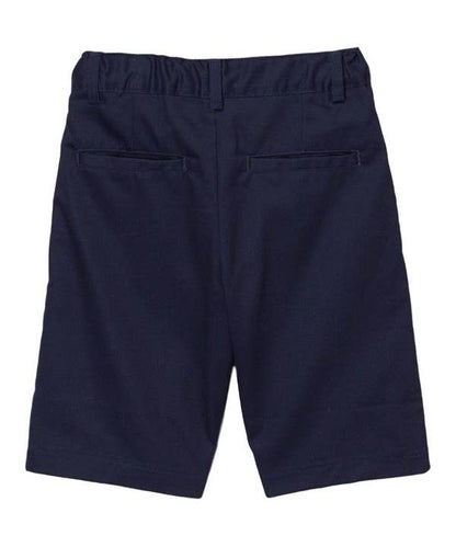 Boy's Uniform Shorts with Adjustable Waist Navy 5-16: Navy / 5