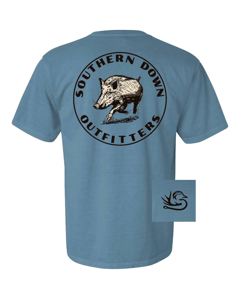 Boar Youth Tee: Crimson / Youth Large