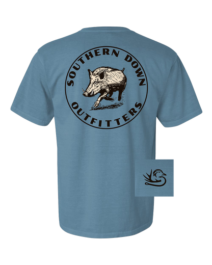 Boar Youth Tee: Crimson / Youth Medium