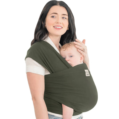 KeaBabies Original Baby Wrap Carrier: Forest