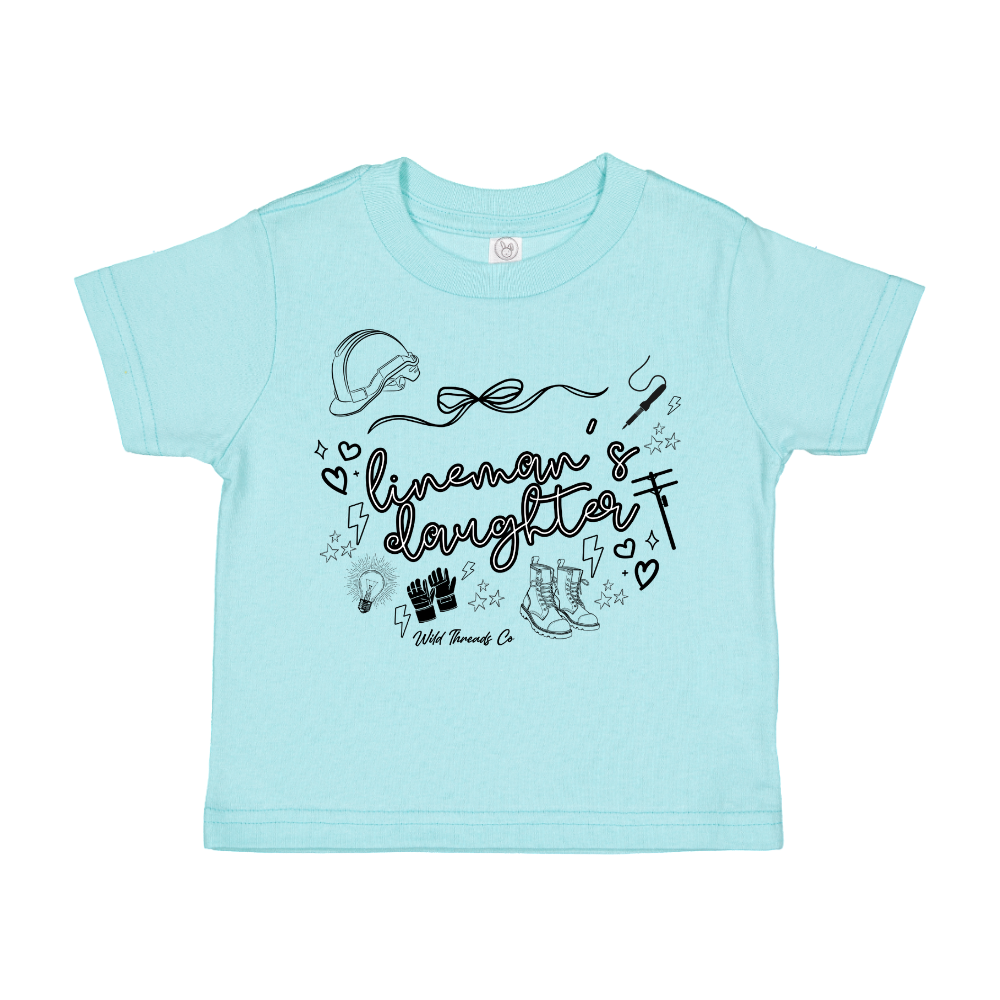 Lineman's Daughter Tee: Light Pink