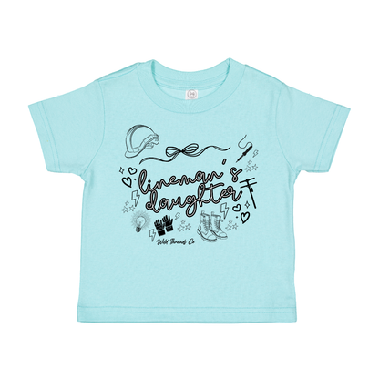Lineman's Daughter Tee: Light Pink
