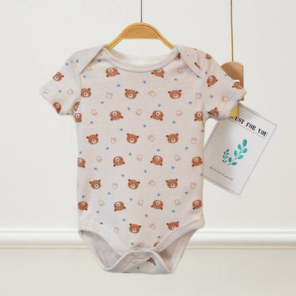 Pack of 3 Baby Bear Mommy Hugs Pattern Bodysuits