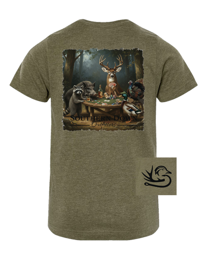 Wild Game Night Toddler Tee: Vintage Coyote Brown / 7
