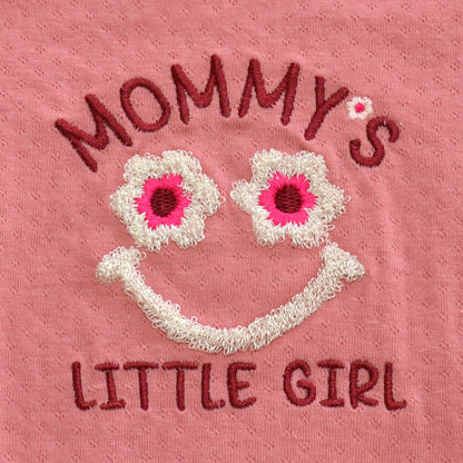 Baby 3pcs Chenille Applique Bodysuit Hat Pants Set