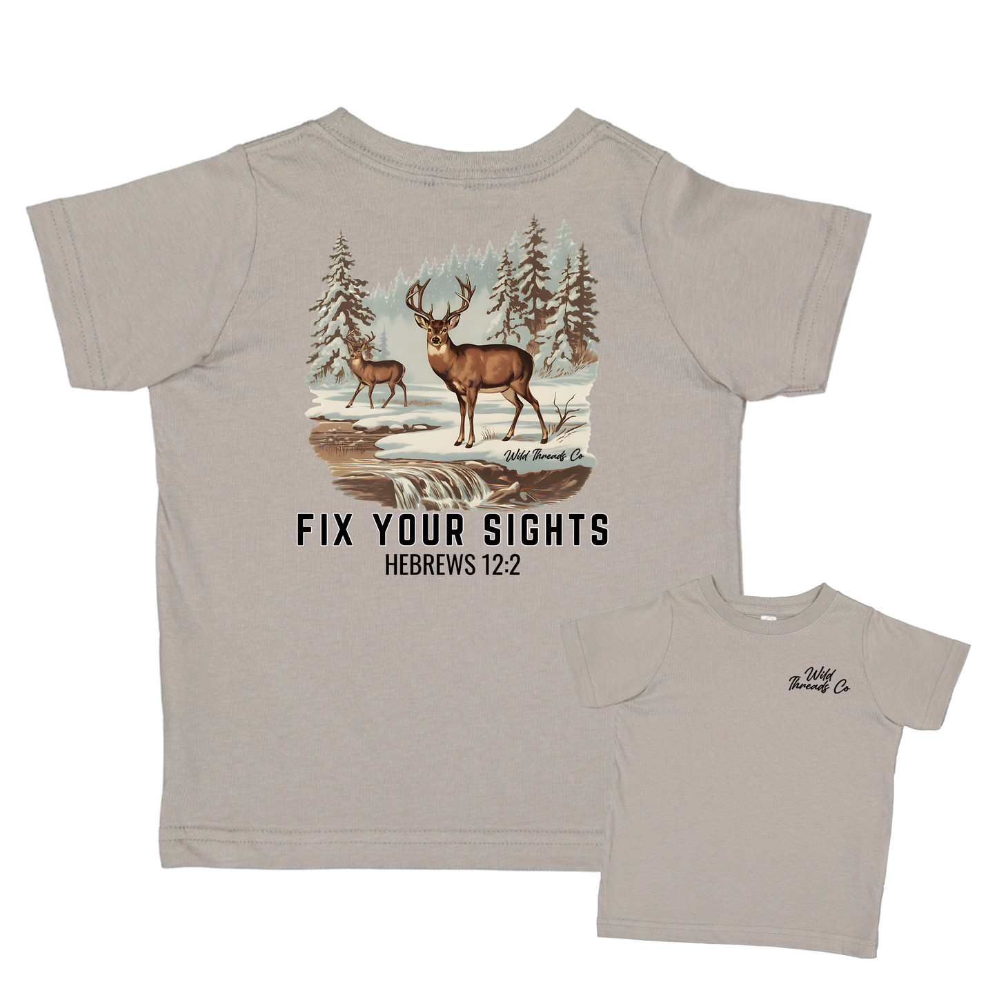 Fix Your Sights Tee: Indigo