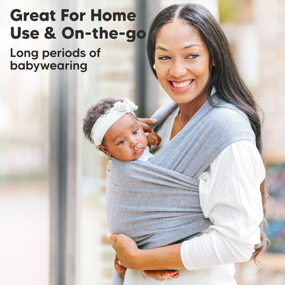 KeaBabies Original Baby Wrap Carrier: Terracotta