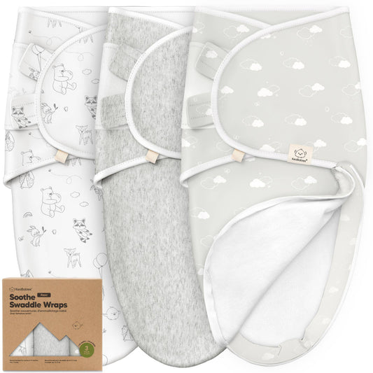3pk Soothe Zippy Baby Swaddles 0-6 Months,Newborn Sleep Sack: Aspire / One Size