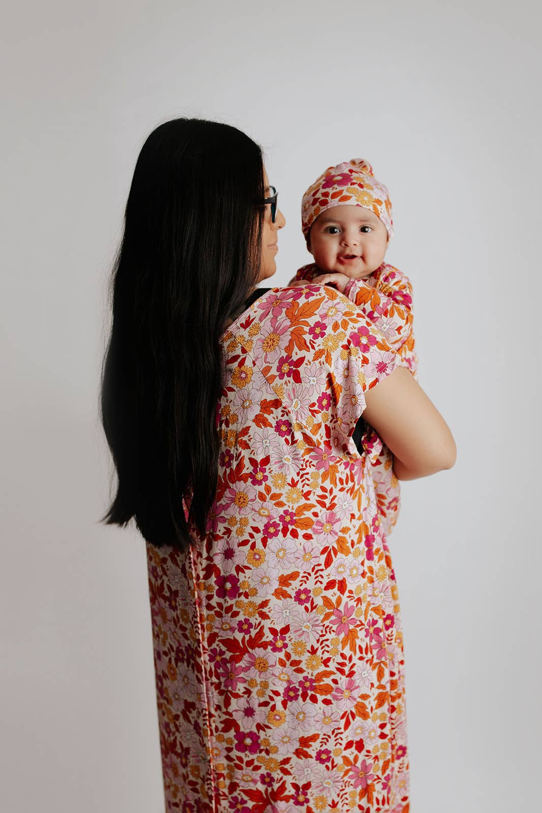 Wild Child Floral Hawaiian Knotted Gown & Bow