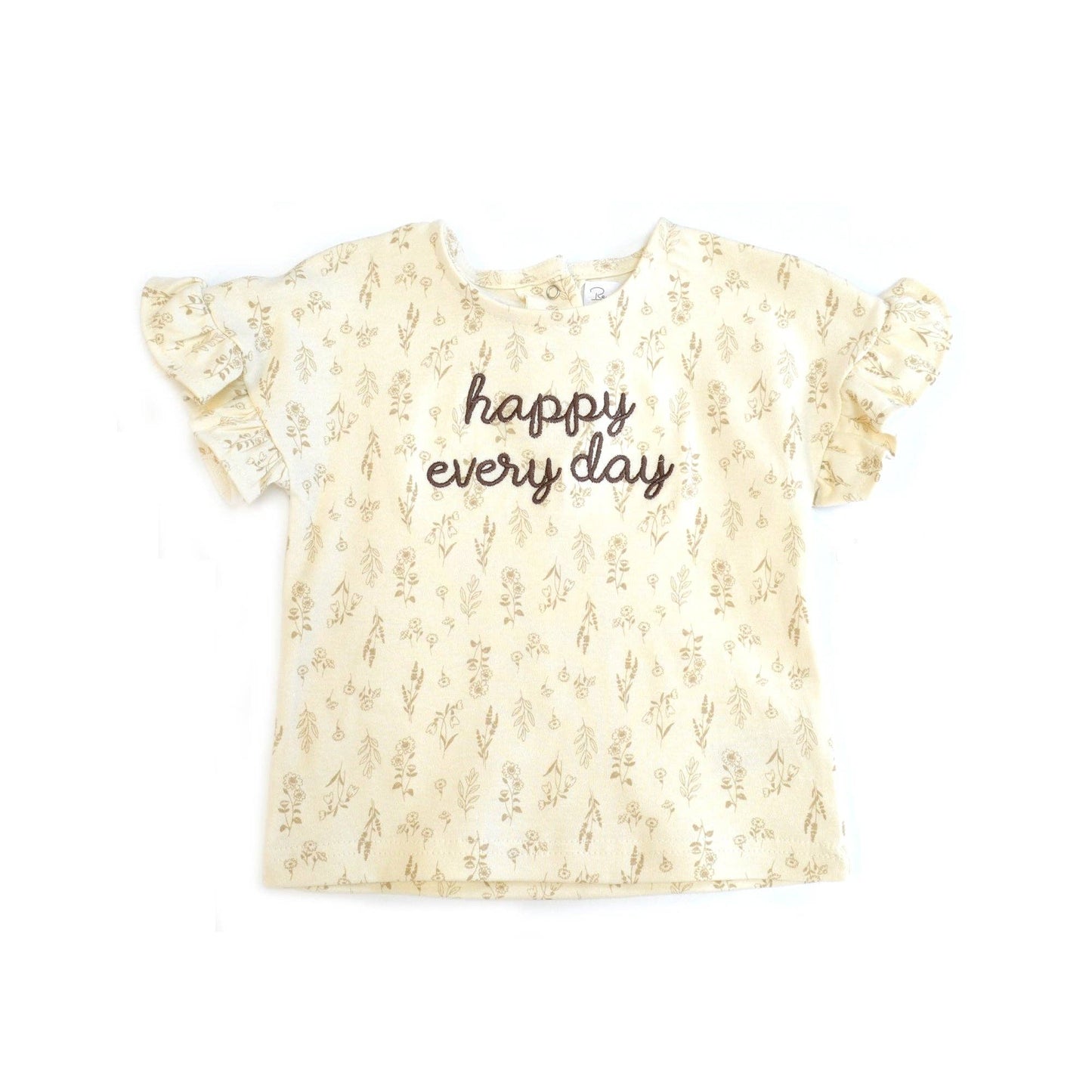Baby Girl Summer Clothes Ruffle Short Sleeve Cotton T-Shirt Shorts Set: 3T
