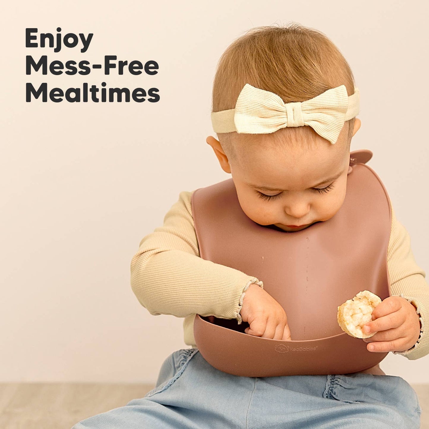2-Pack Prep Silicone Bibs for Babies, Toddlers, Boys, Girls: Dusk
