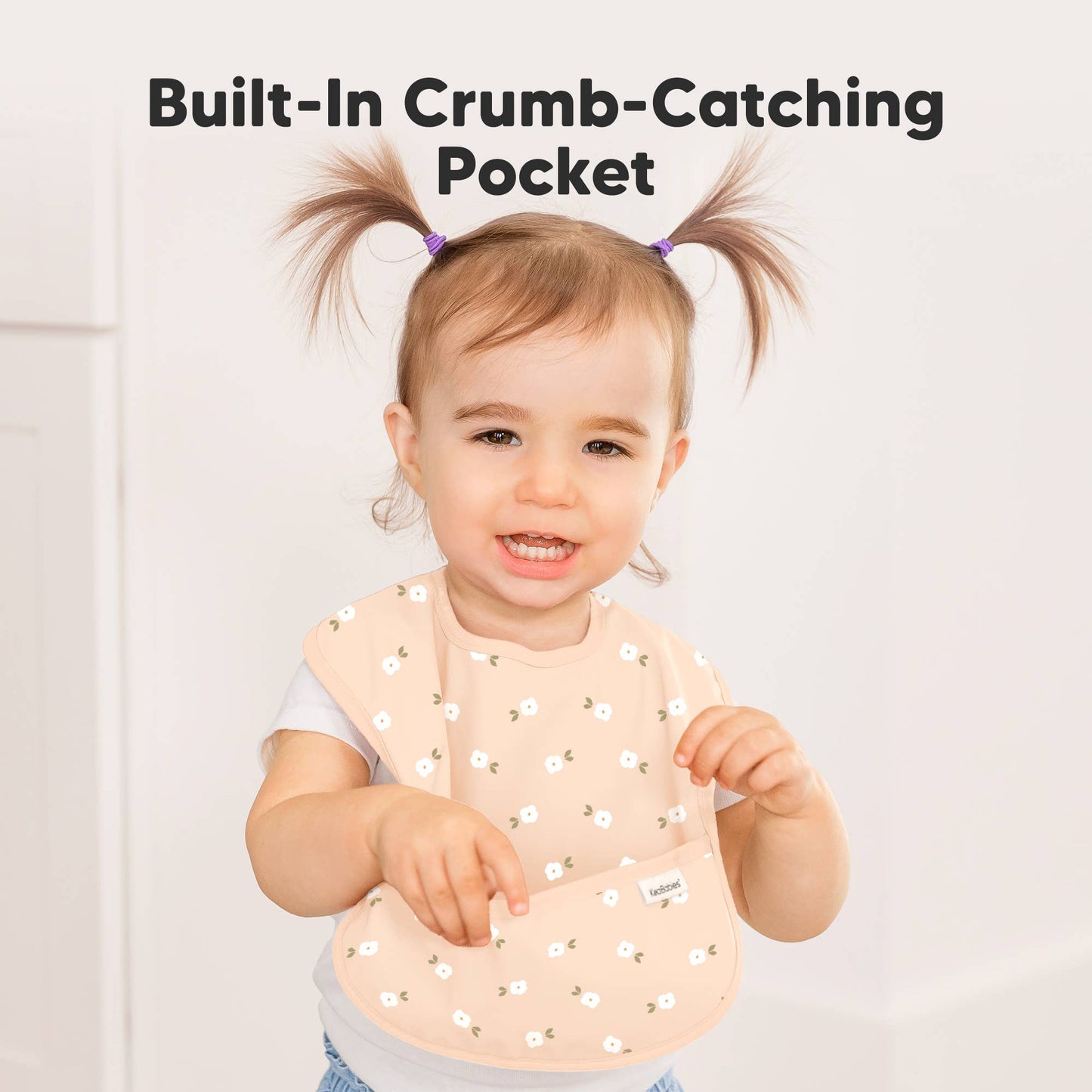 3-Pack Presto Waterproof Baby Bibs for Boys, Girls: Bloom