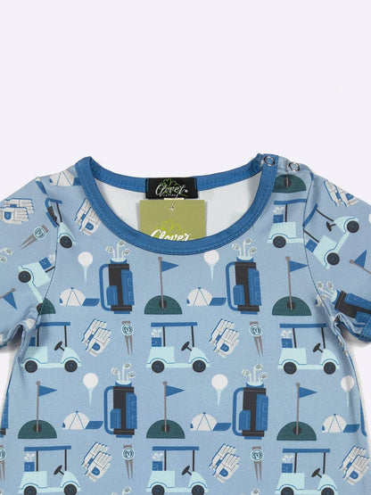 Golf Blues Boy Romper