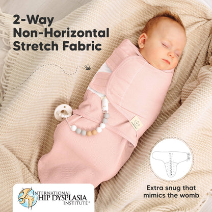 3pk Soothe Wren Swaddle Sleep Sacks for Newborns: Roseate / OS 0-3M
