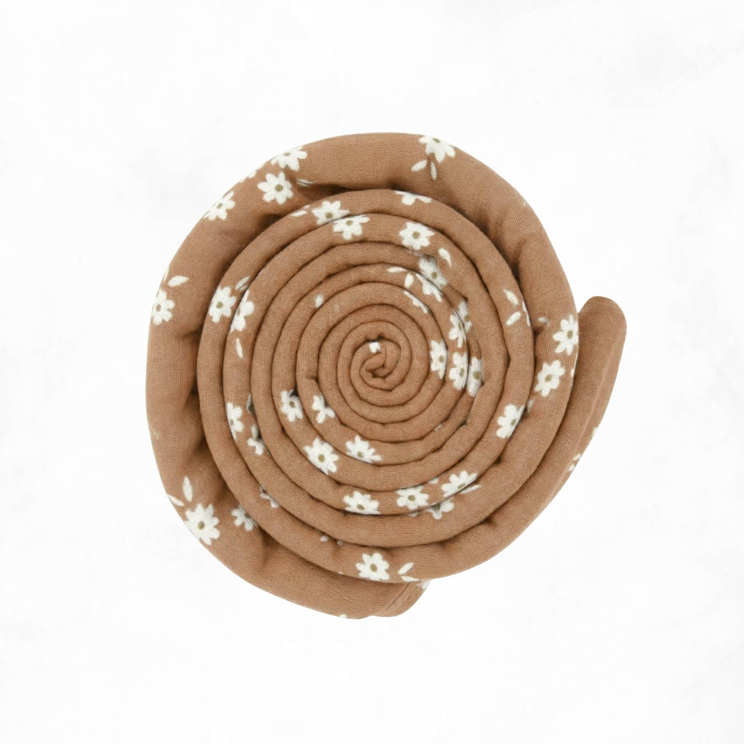 Bamboo Muslin Swaddle Blanket - Cinnamon Daisy