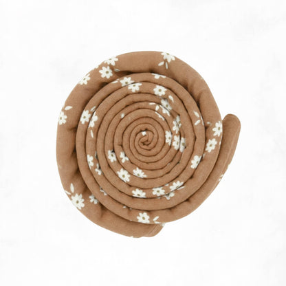 Bamboo Muslin Swaddle Blanket - Cinnamon Daisy