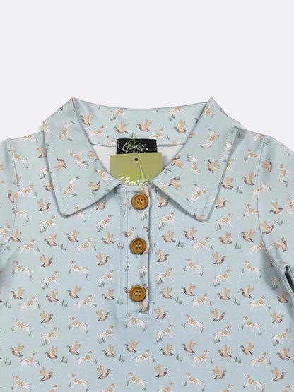 Mallard Hunter Boy Collar Shirt: 4t