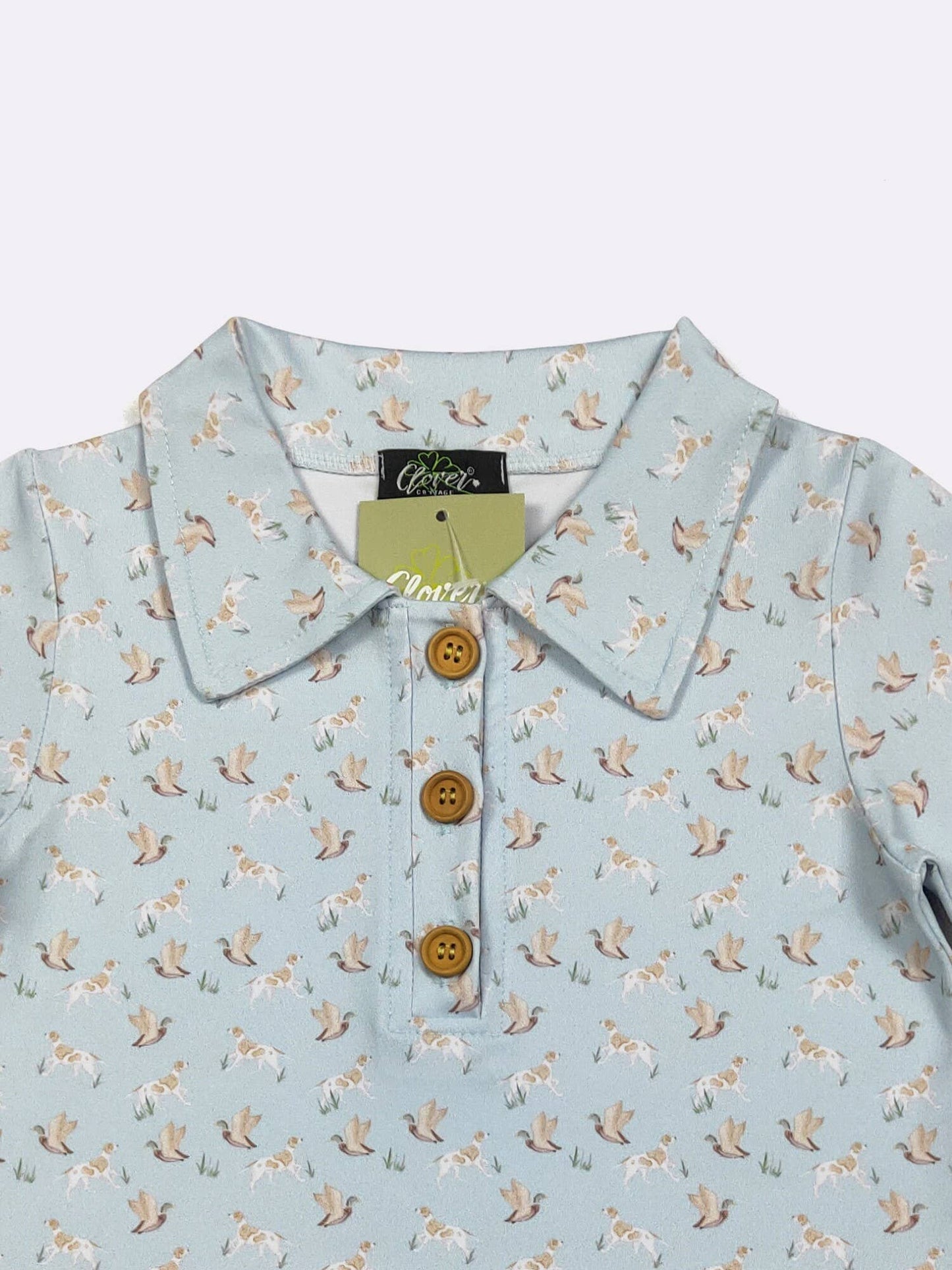 Mallard Hunter Boy Collar Shirt: 2t