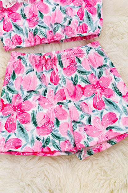 Fuchsia Tropical Set