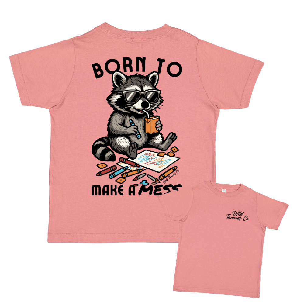 Born To Make A Mess Tee: Carolina