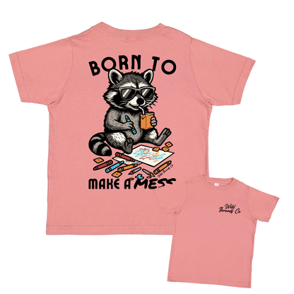 Born To Make A Mess Tee: Carolina