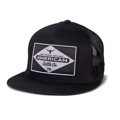 Billboard Hat-Flat: Black