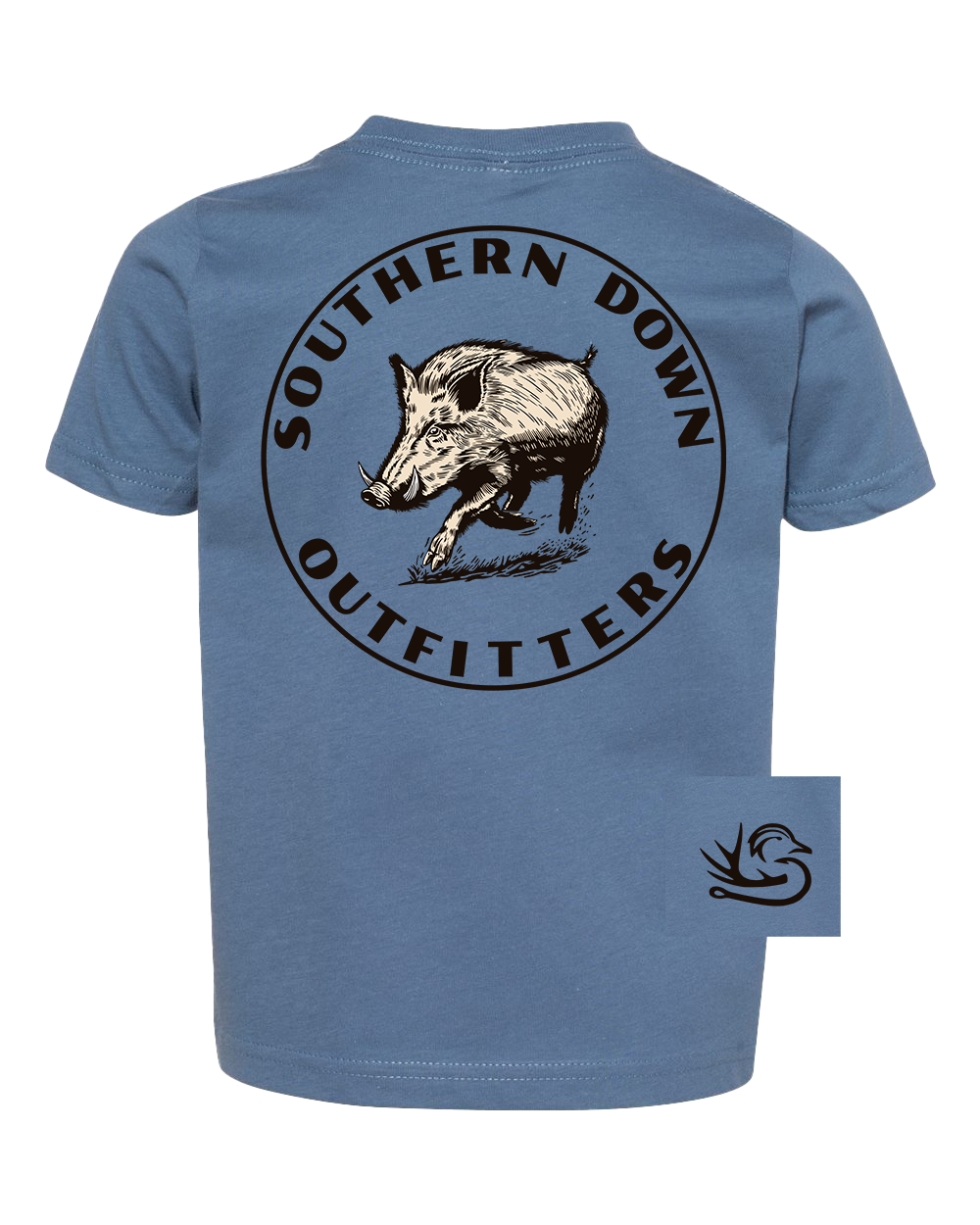 Boar Toddler Tee: Garnet / 5/6