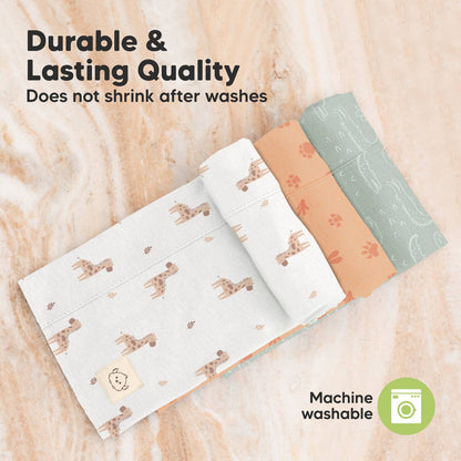 KeaBabies 6-Pack Shea Burp Cloths: Wilderness