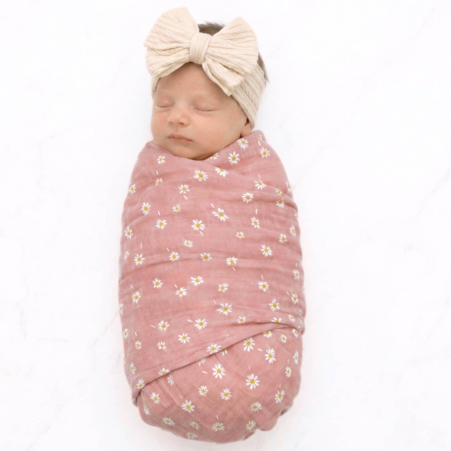 Muslin Swaddle Blanket - Daisy Rose