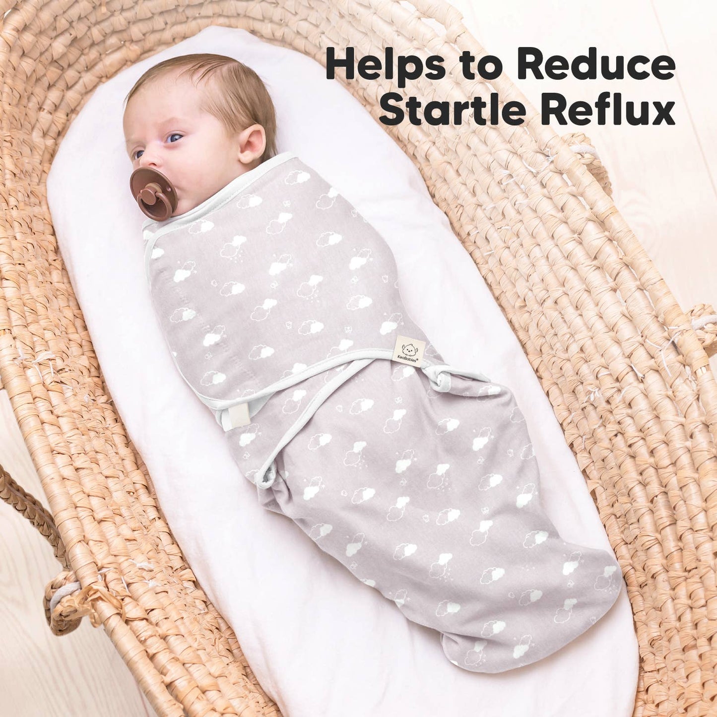 3pk Soothe Zippy Baby Swaddles 0-6 Months,Newborn Sleep Sack: Aspire / One Size