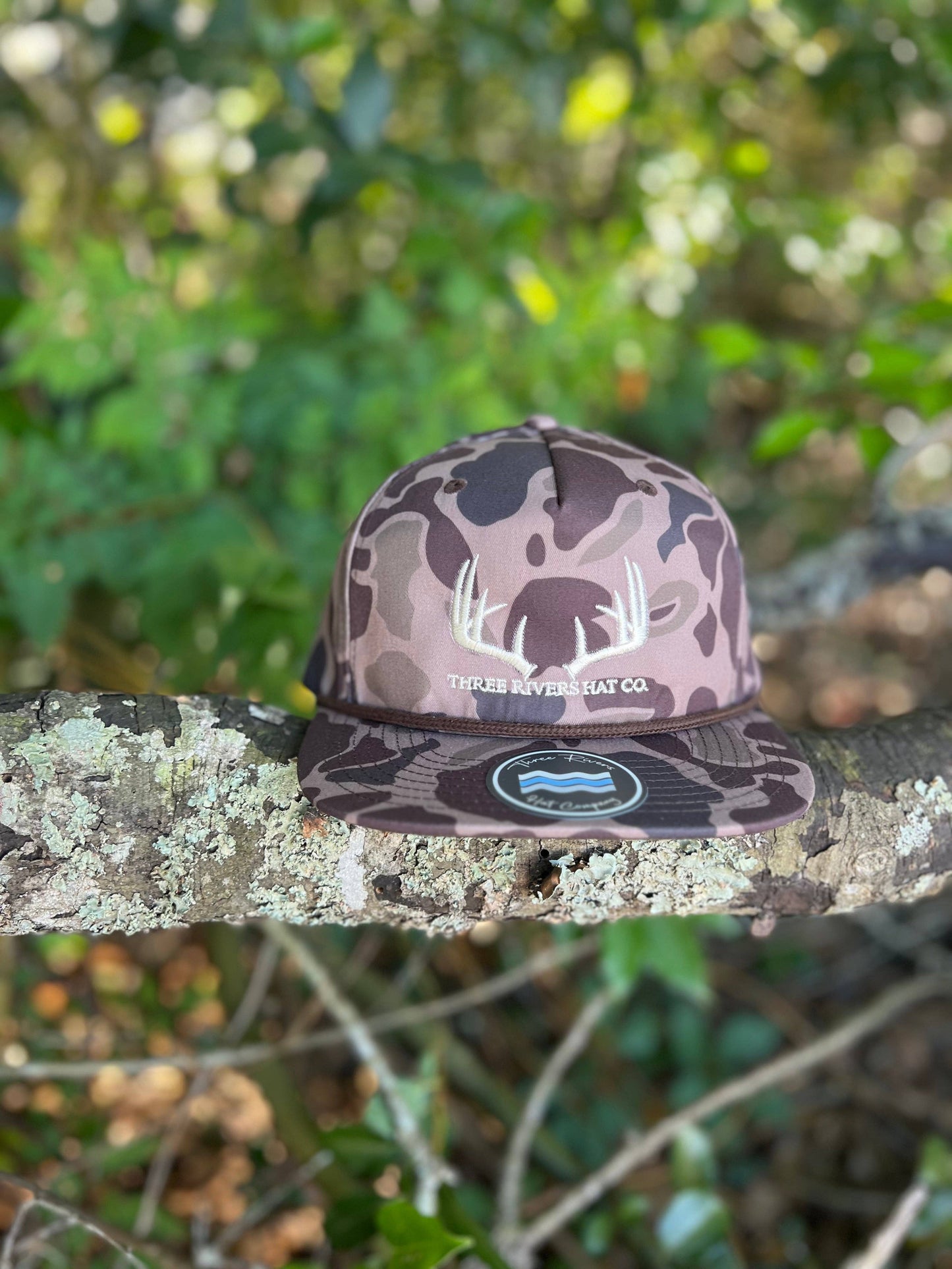 Classic Whitetail Rack - Rope Snapback - Richardson 256p: Harvest Duck Camo (Light Brown)