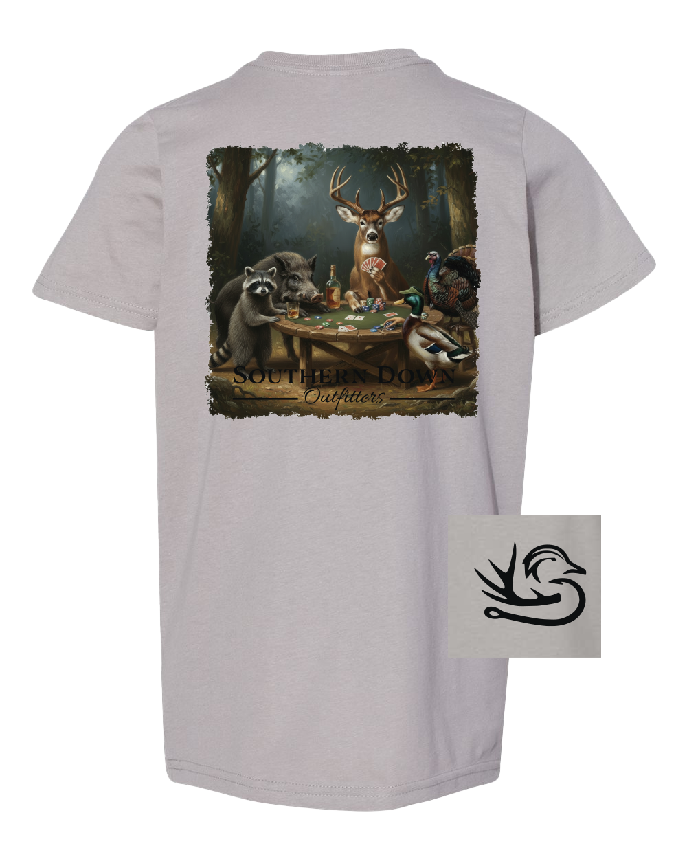 Wild Game Night Toddler Tee: Vintage Coyote Brown / 5/6