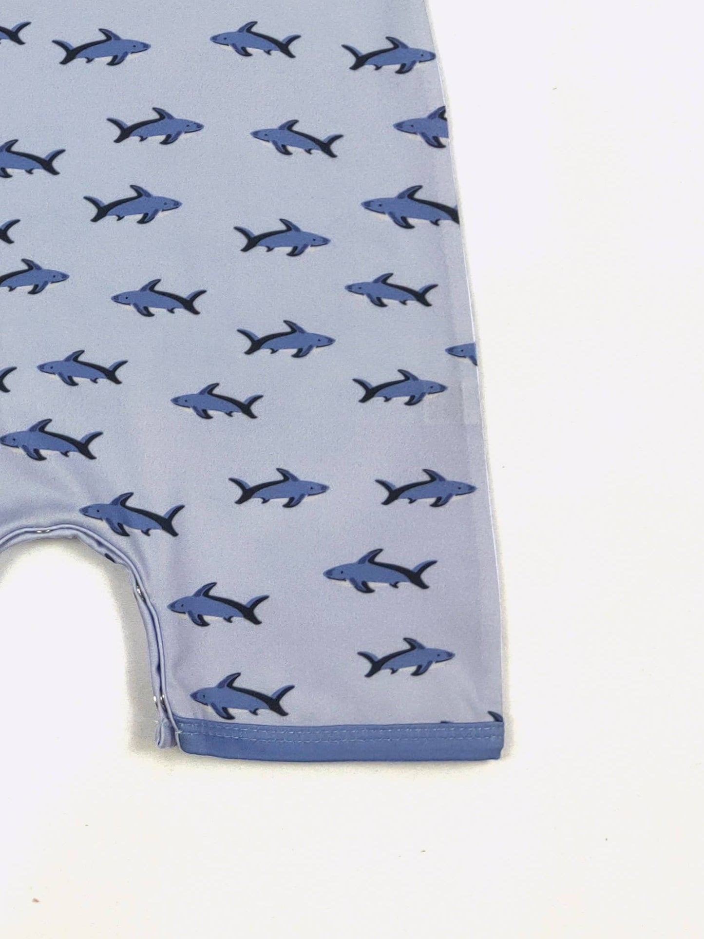 Mini Shark Boy Romper