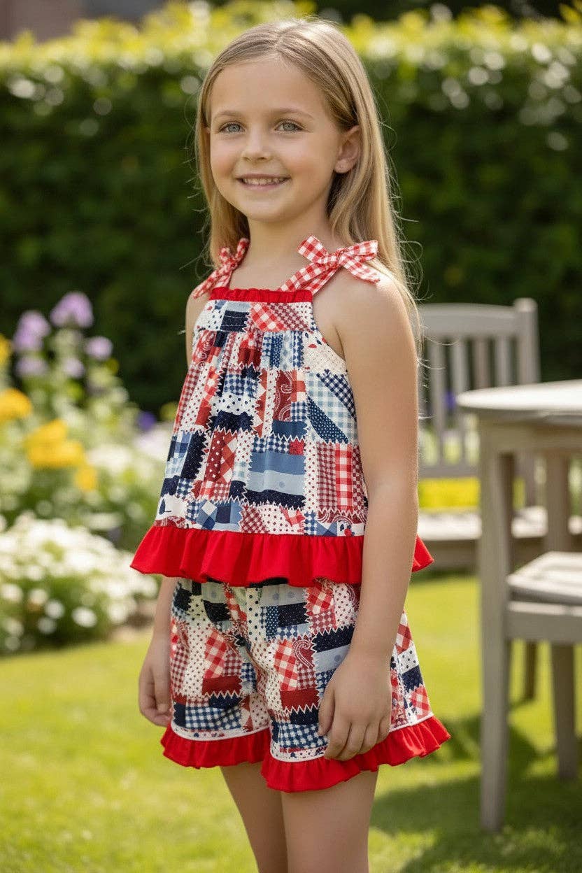 Patriotic Multi-Printed Patch Set