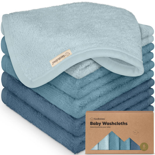 6-Pack Baby Wash Cloths: Depths
