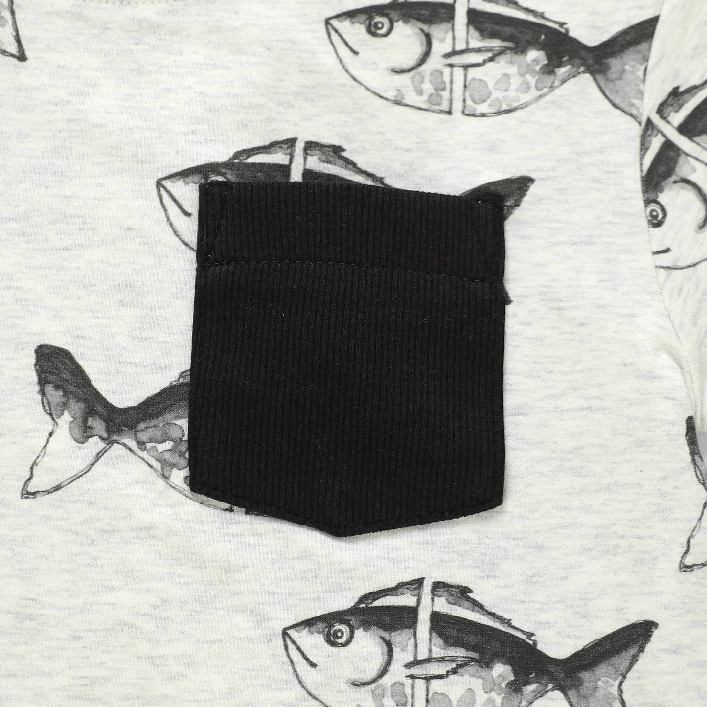 Lazy Fish Boy Summer Set| Organic Cotton Boy Summer Outfit |: 2T