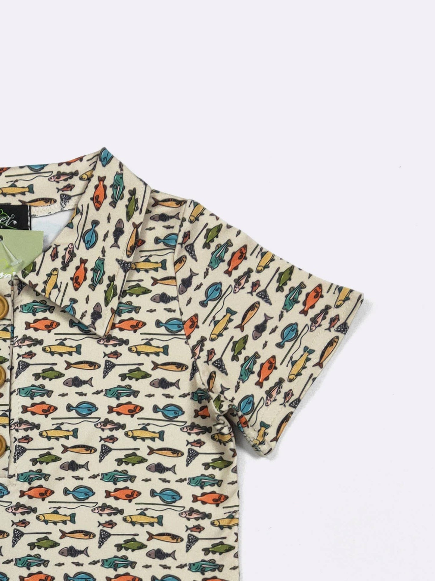 Fin-Tastic Boy Collar Shirt