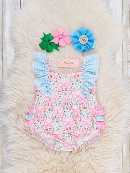 Garden Twirl Bubble Romper