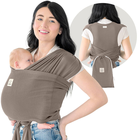 KeaBabies D-Lite Wrap Carrier: Copper Gray