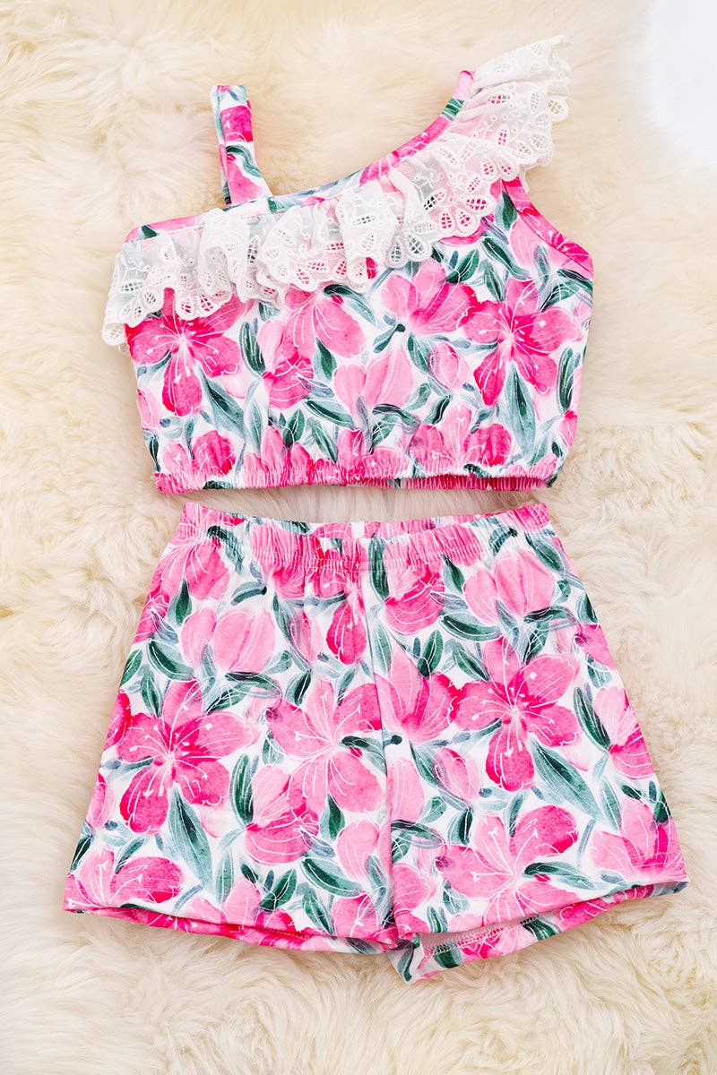 Fuchsia Tropical Set
